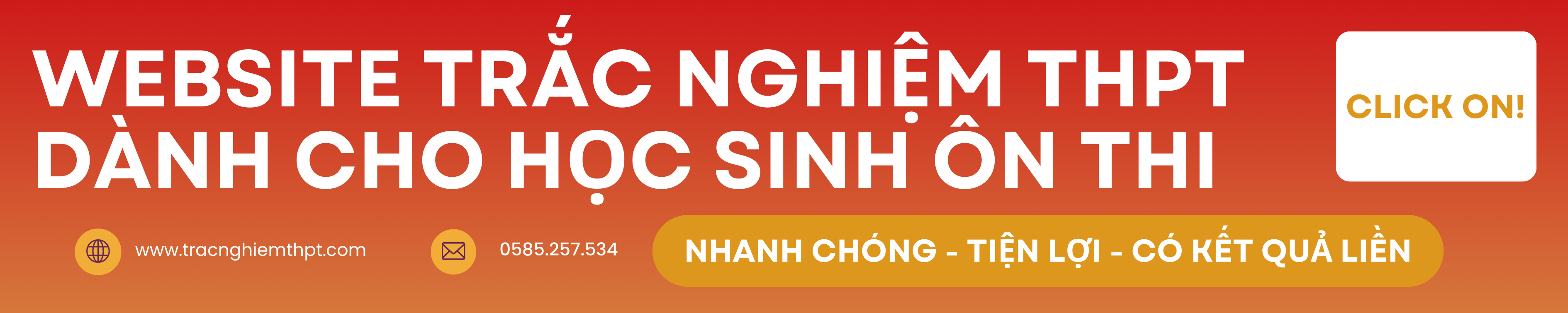 Website Trắc nghiệm THPT
